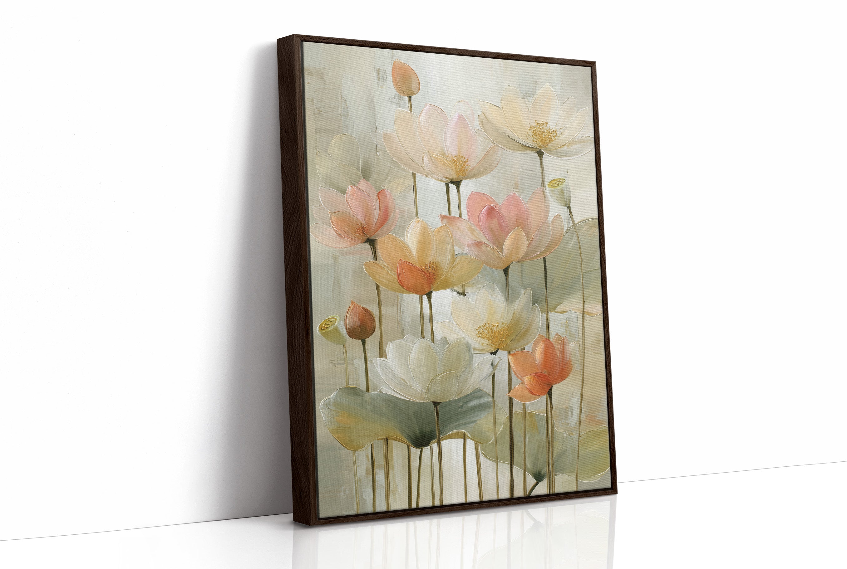 Lotus Blooms Paint Morning's Promise