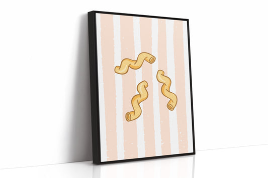 Pasta Dances Through Blush Stripes