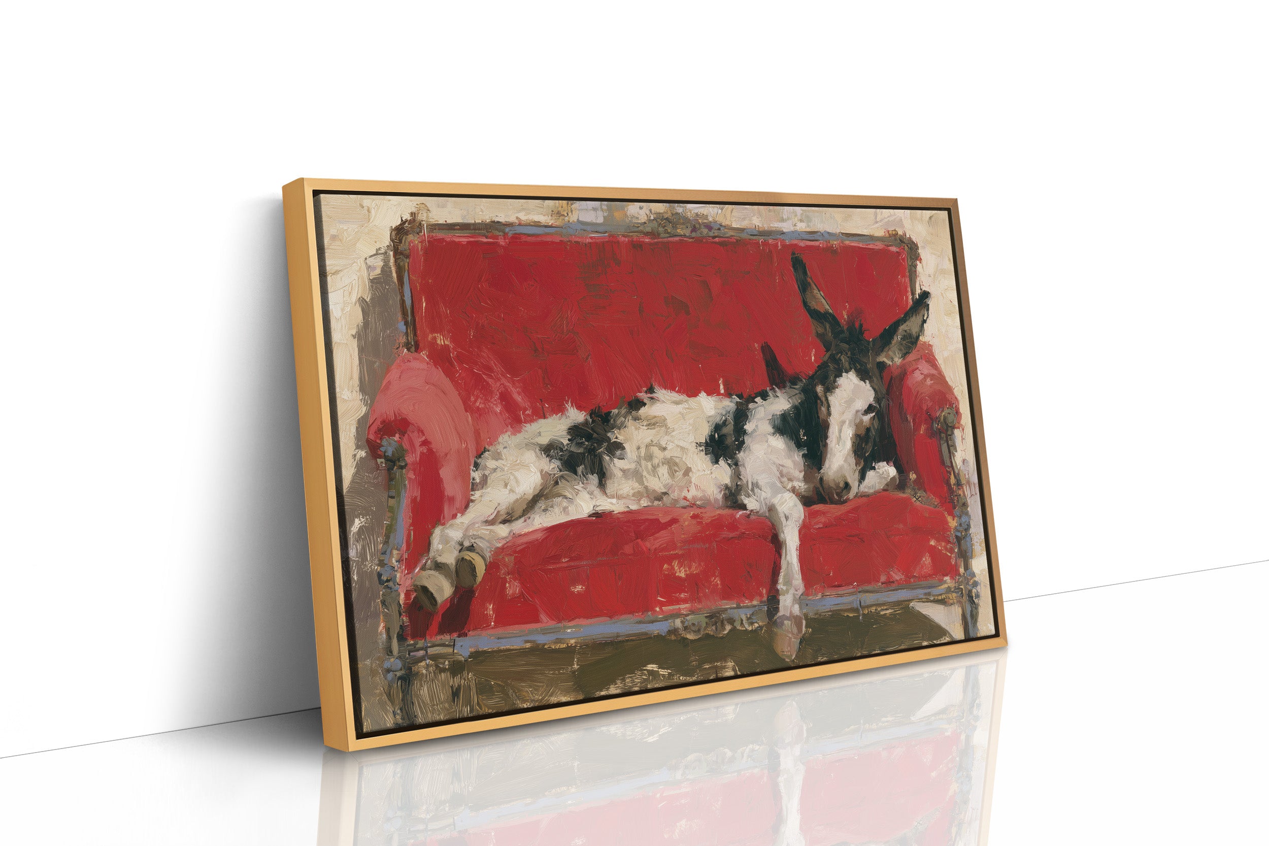 Donkey Takes the Couch