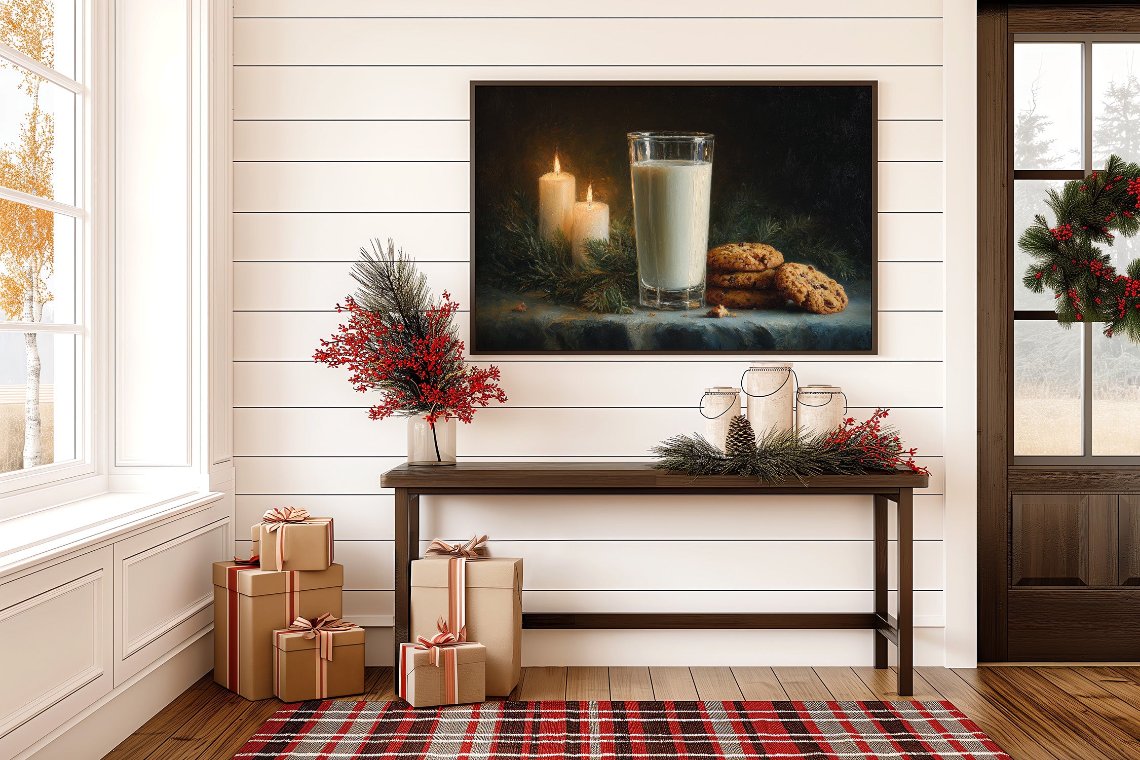 Candlelight Cookies Await Santa's Visit