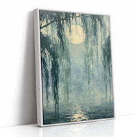 Moonrise Through the Moss Curtain