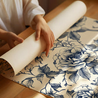 Petals' Secrets in Indigo Light