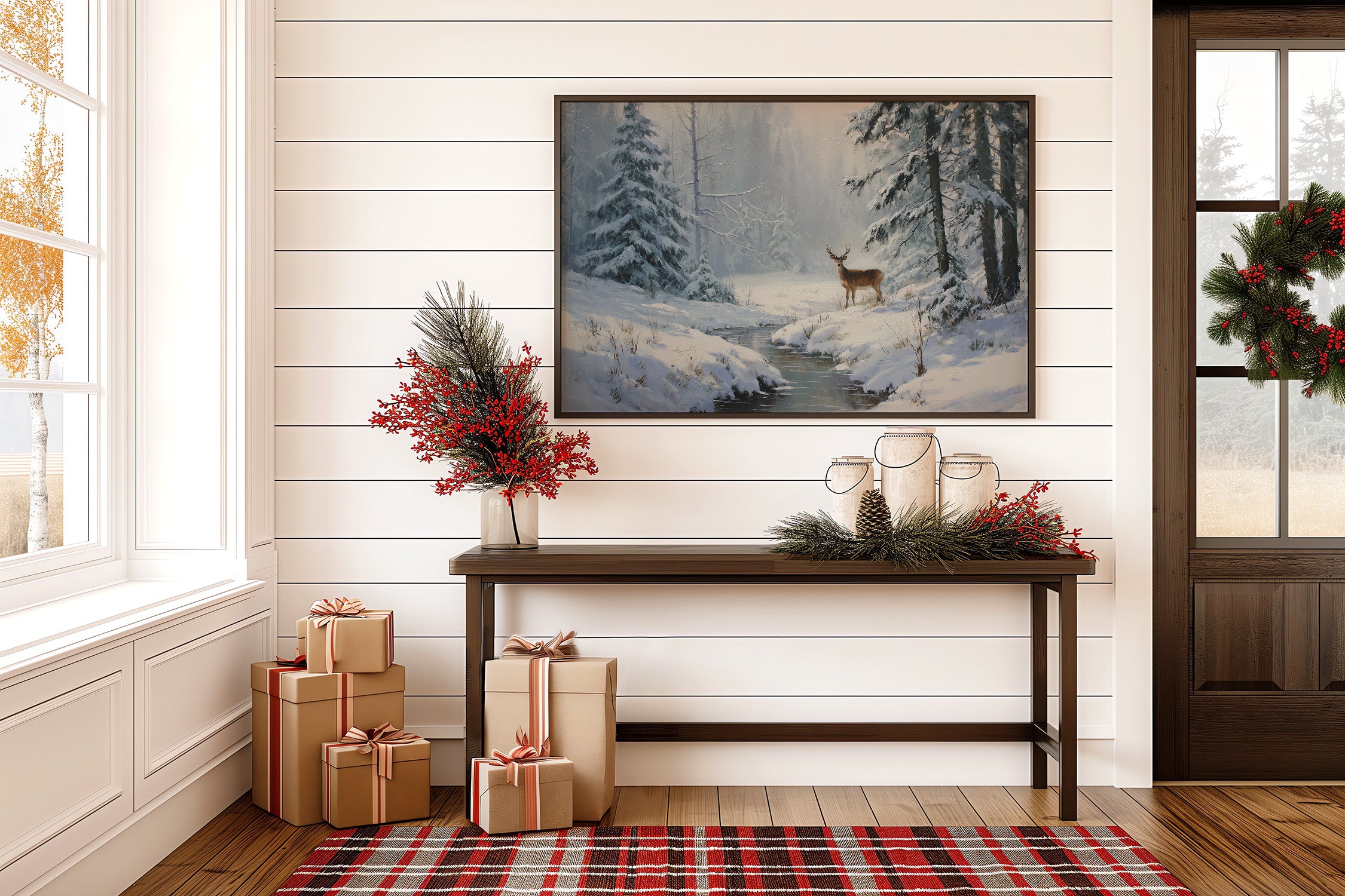 Winter Brook Calls Lone Stag