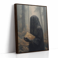 Ancient Tomes Between Forest Mists