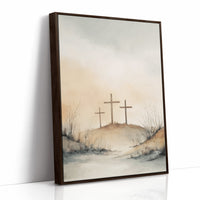 Three Crosses Stand in Sacred Silence