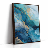 Gold Veins Through Ocean Depths