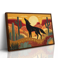 Coyote Songs At Desert Sunset