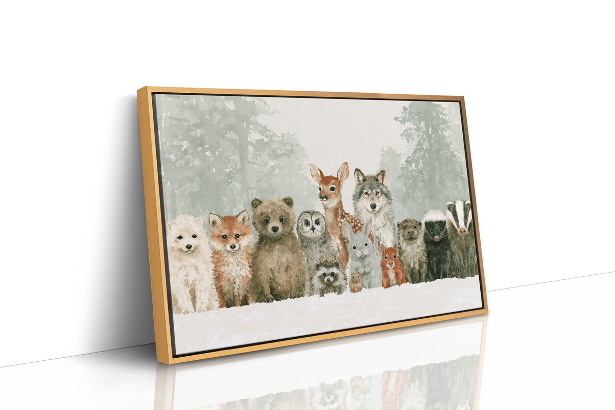 Woodland Friends Gather Round