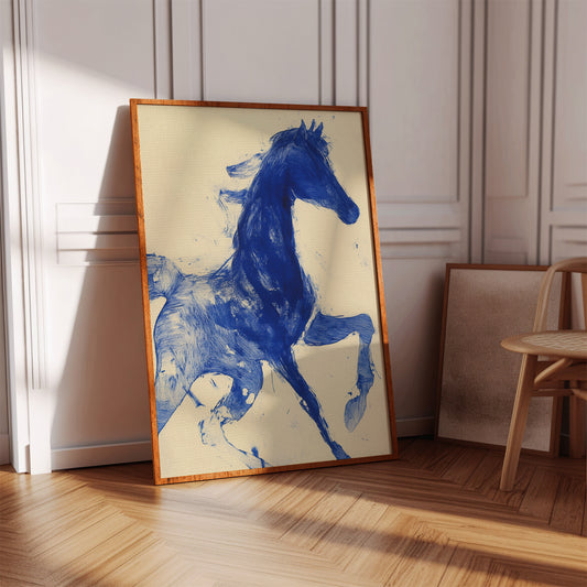 Indigo Stallion Rides The Wind