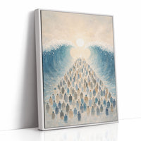 Exodus Through Parted Waters