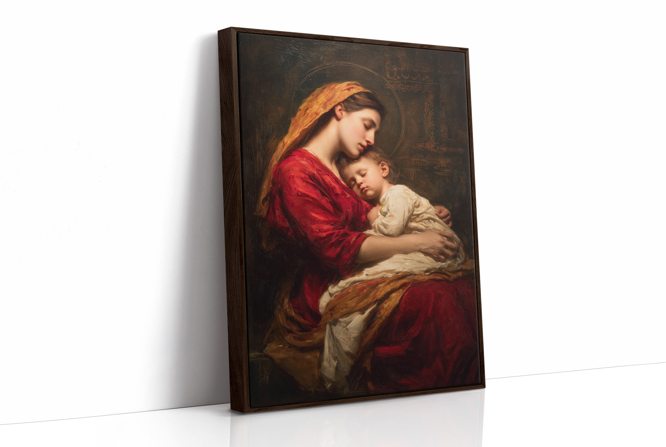Eternal Embrace in Crimson and Gold
