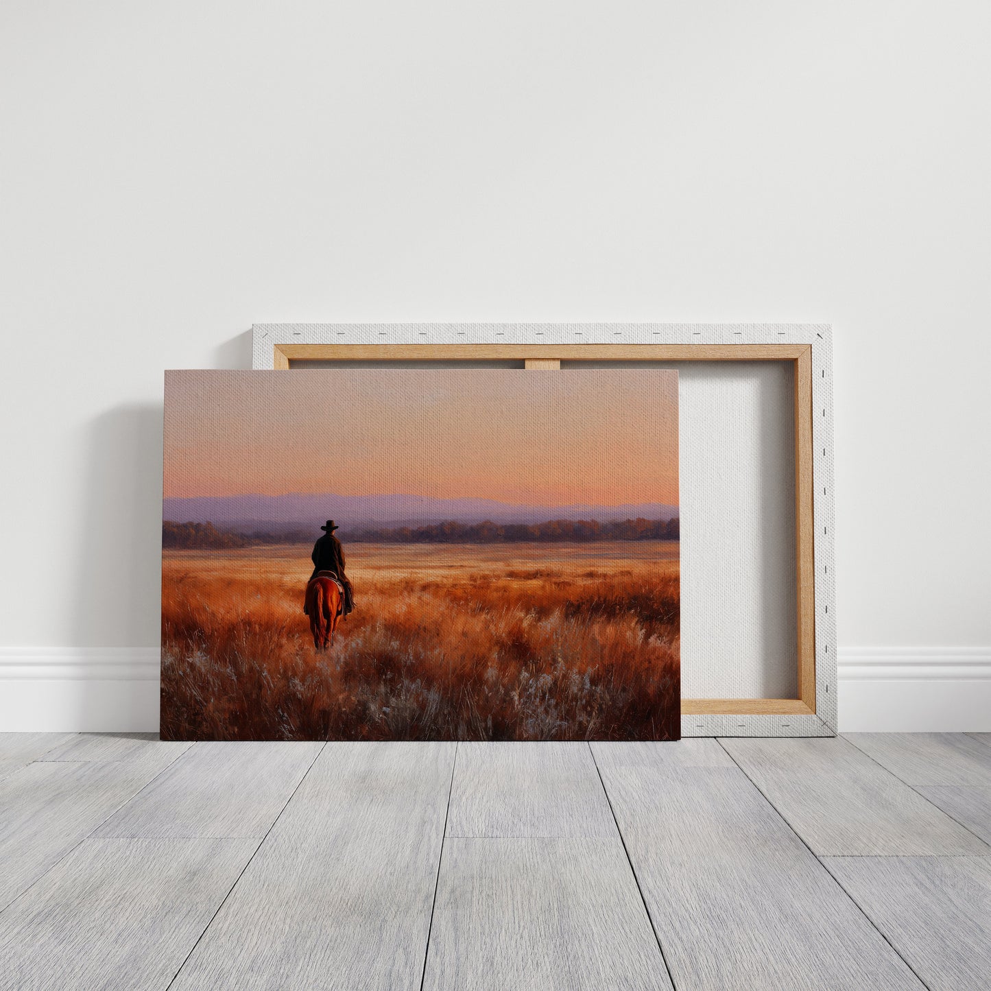Lone Rider Meets Copper Prairie