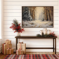 Winter Pines Hold Golden Memories