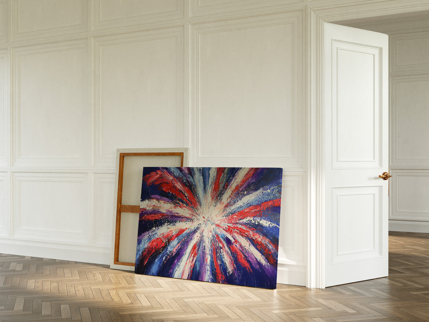 Starburst Symphony In Patriot Colors