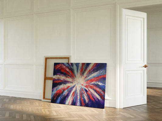 Starburst Symphony In Patriot Colors