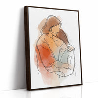 Tender Embrace Speaks Wordless Comfort
