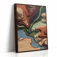 Currents Collide In Autumn Earth