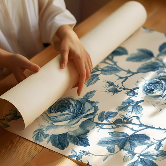Cerulean Blooms in Quiet Spaces