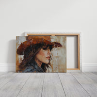 Rust Hat Against Faded Memory