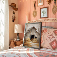 Hay Barn Stories At Sunset