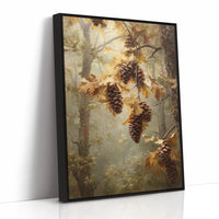 Autumn Secrets Among Pine Branches