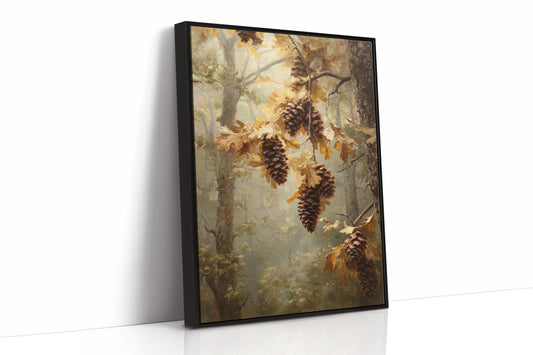 Autumn Secrets Among Pine Branches