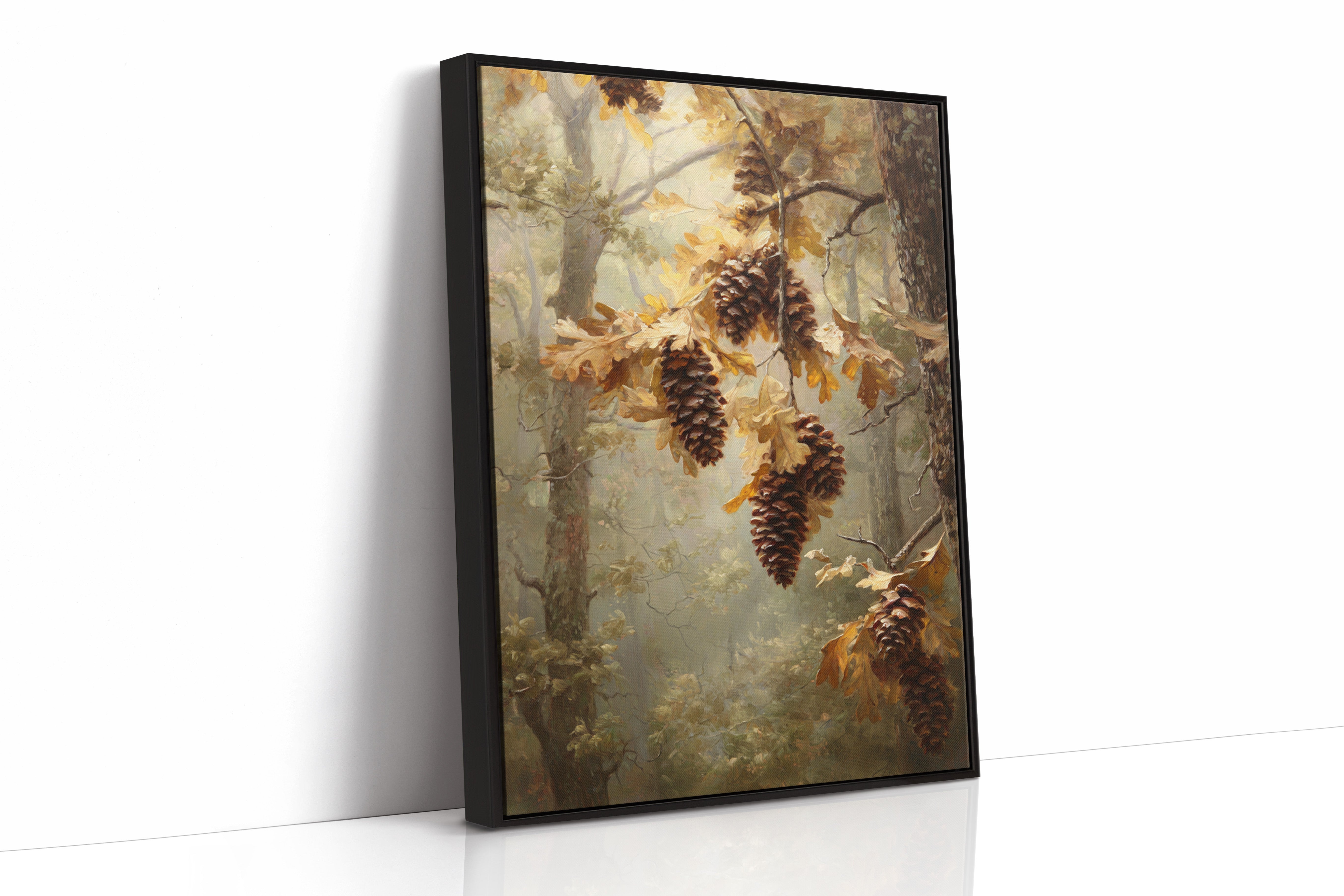 Autumn Secrets Among Pine Branches