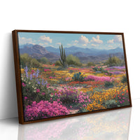 Saguaros Dance Through Wildflower Symphony