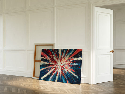 Stars Burst Into Patriotic Light