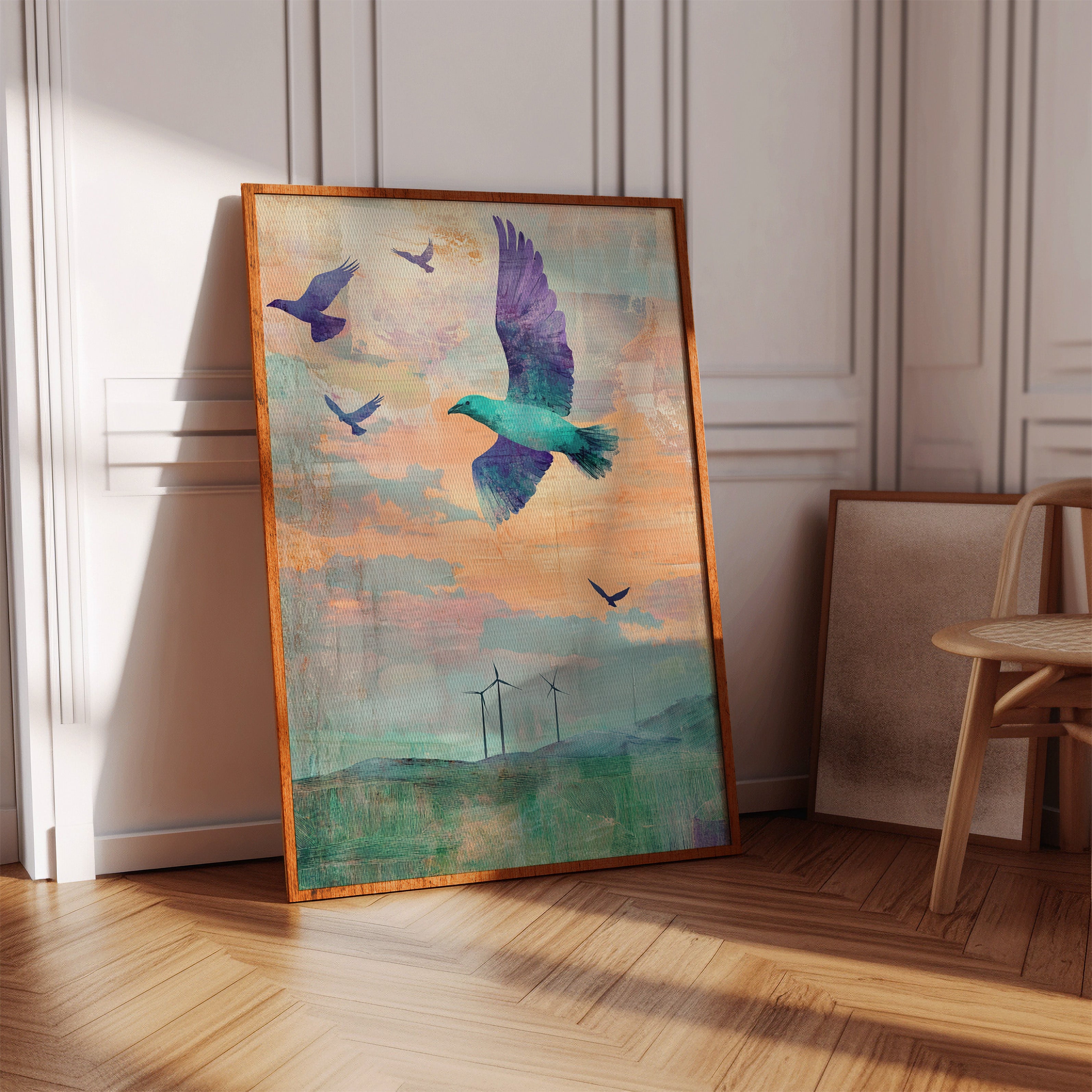Wind Turbines Call Sacred Wings