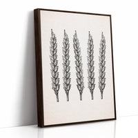 Wheat Stalks Stand in Silent Formation