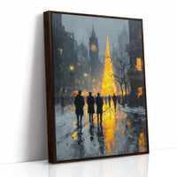They Walked Toward the Warm Light