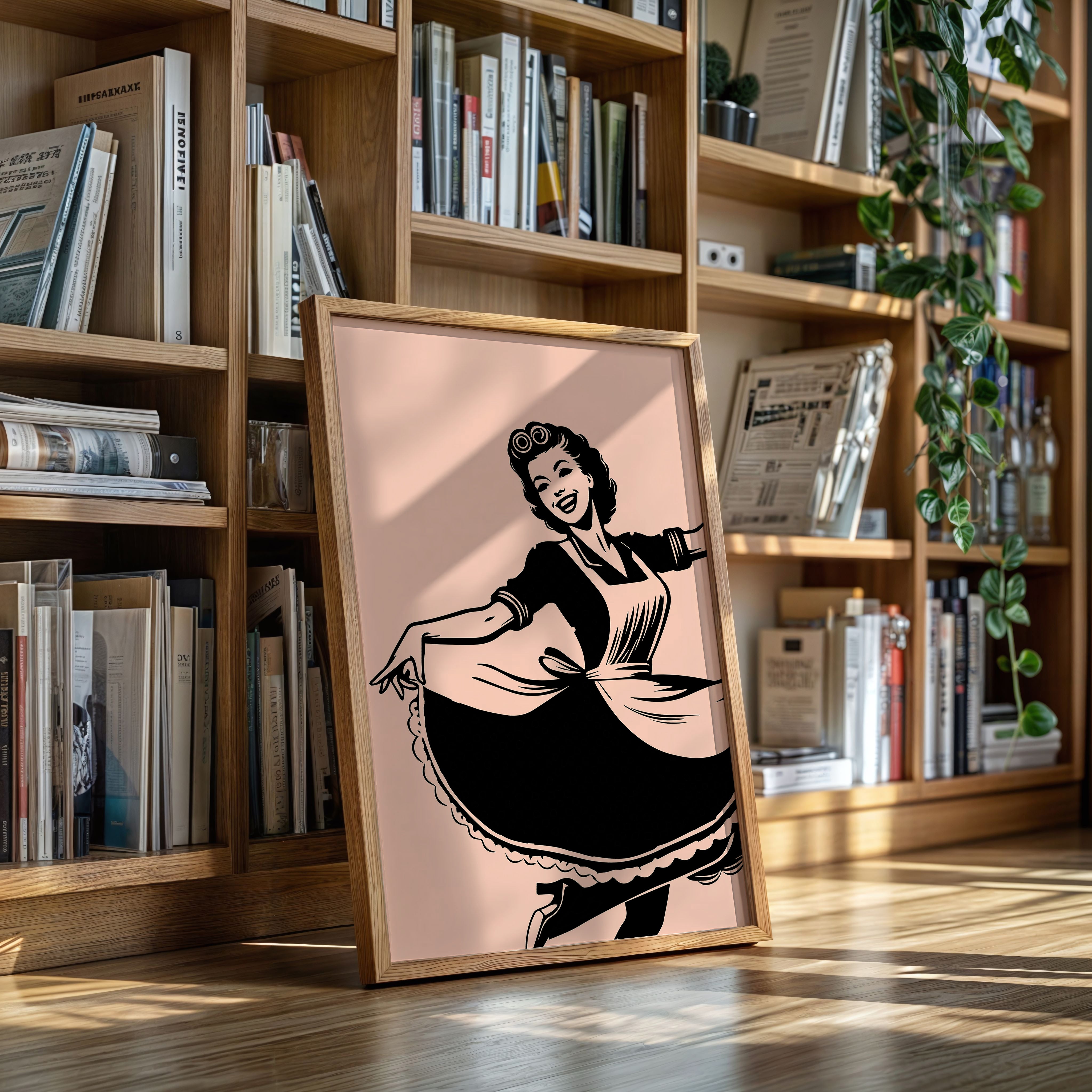 Aprons Dance Through Blush Kitchen Light