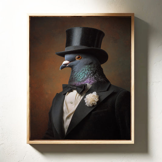Dapper Feathers and Timeless Elegance