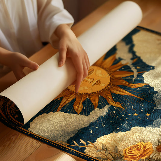Sunlit Serenade Among Blossoms