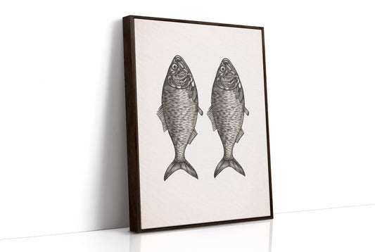 Mirrored Catch: Anatomical Fish Study