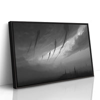 Giants Arrive Through Clouded Skies