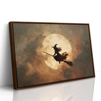 Autumn Flight Across Harvest Moon