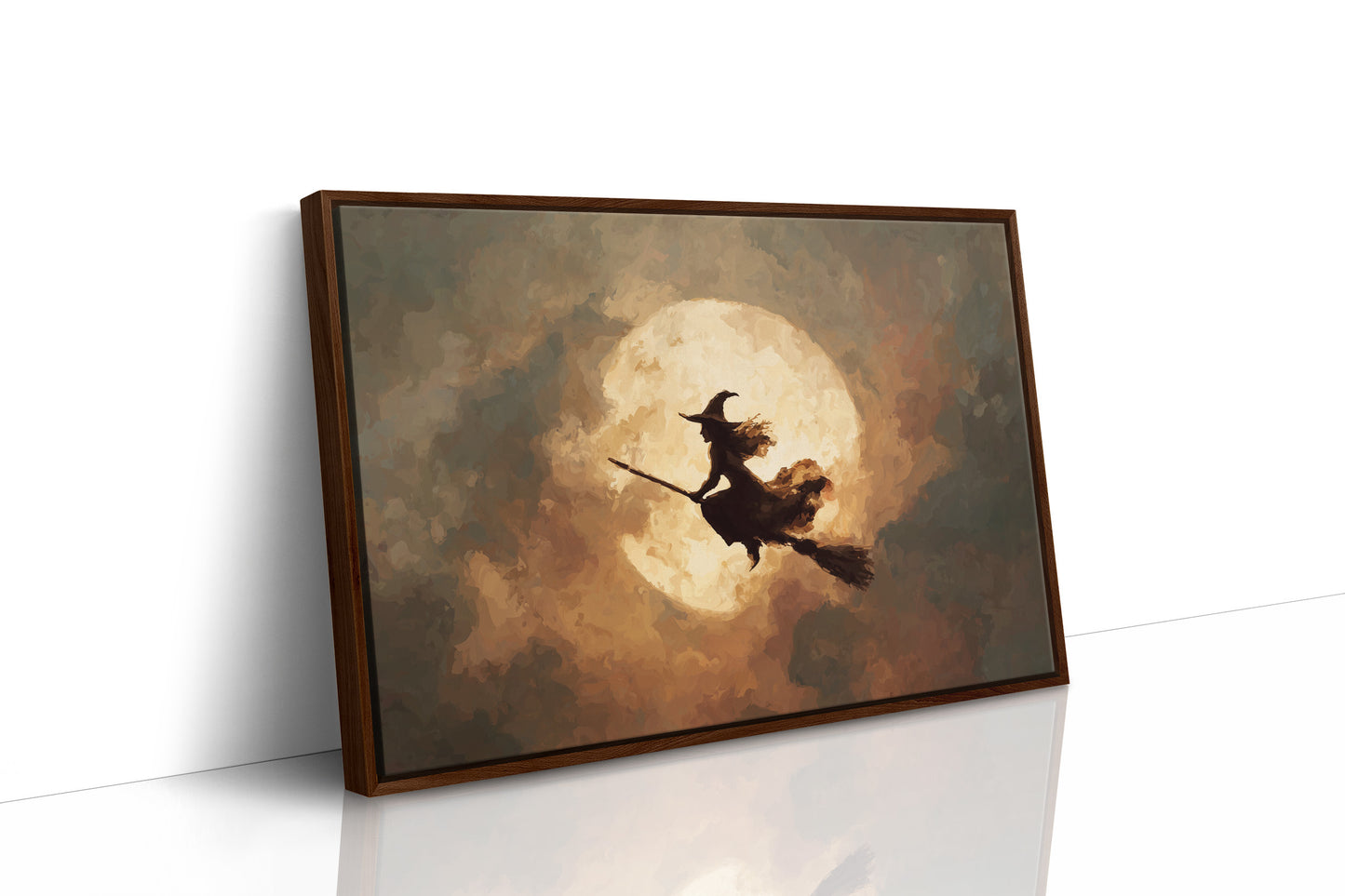 Autumn Flight Across Harvest Moon