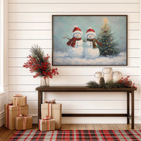 Snow Friends Share Christmas Magic Together