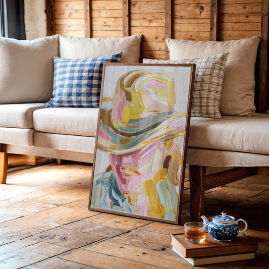 Brushstrokes Dance Like Spring Wind