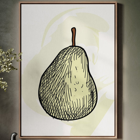 Simple Pear Sketches Autumn Memories