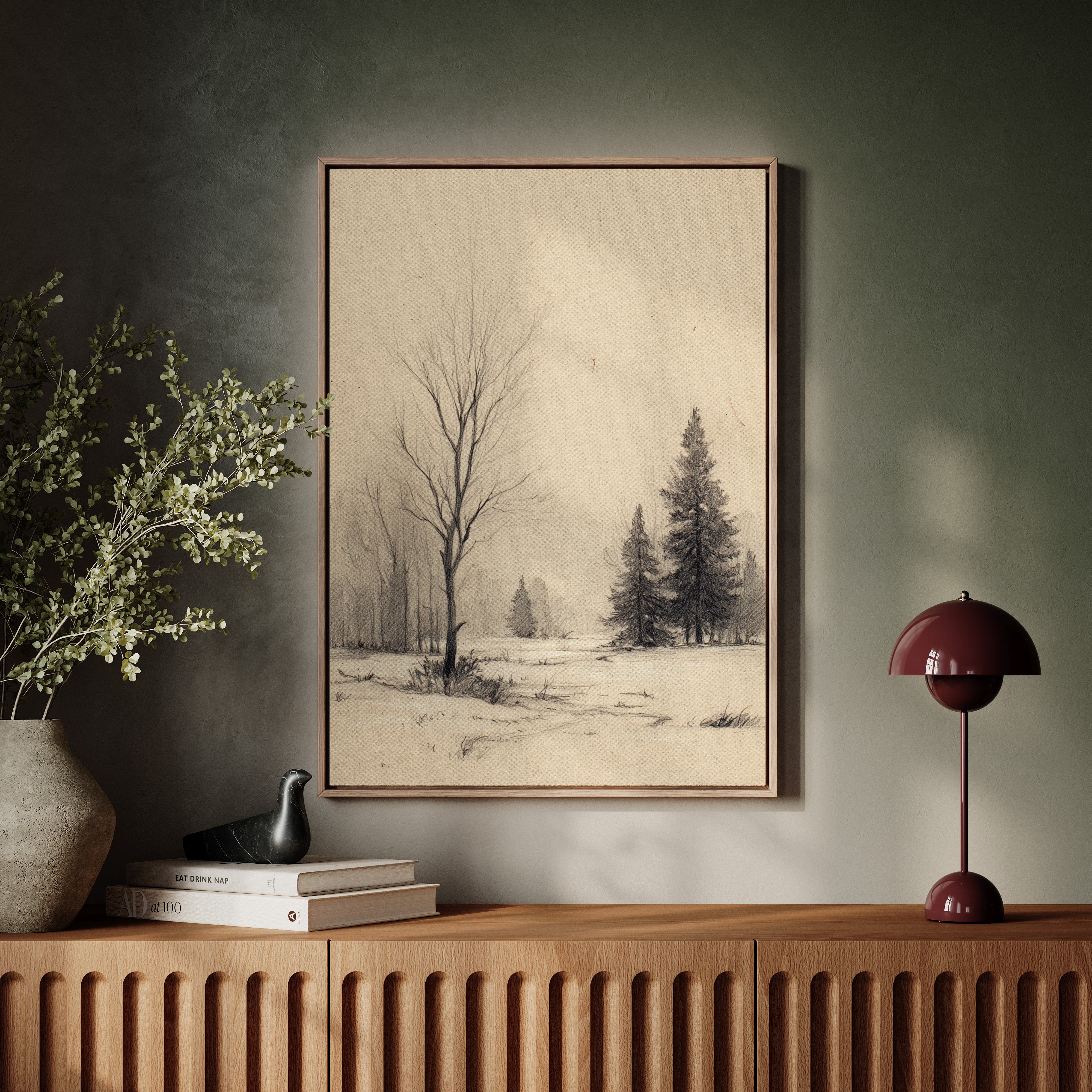 When Silence Paints the Frost