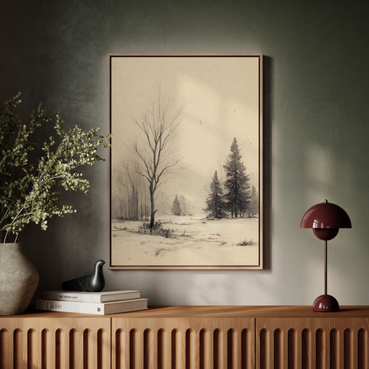 When Silence Paints the Frost