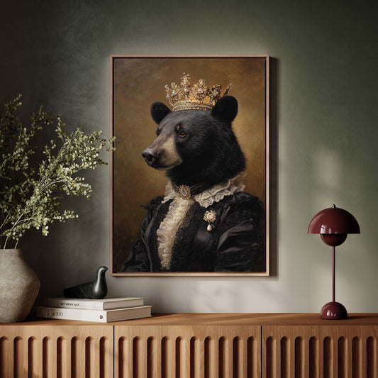 Regal Majesty in Woodland Silence