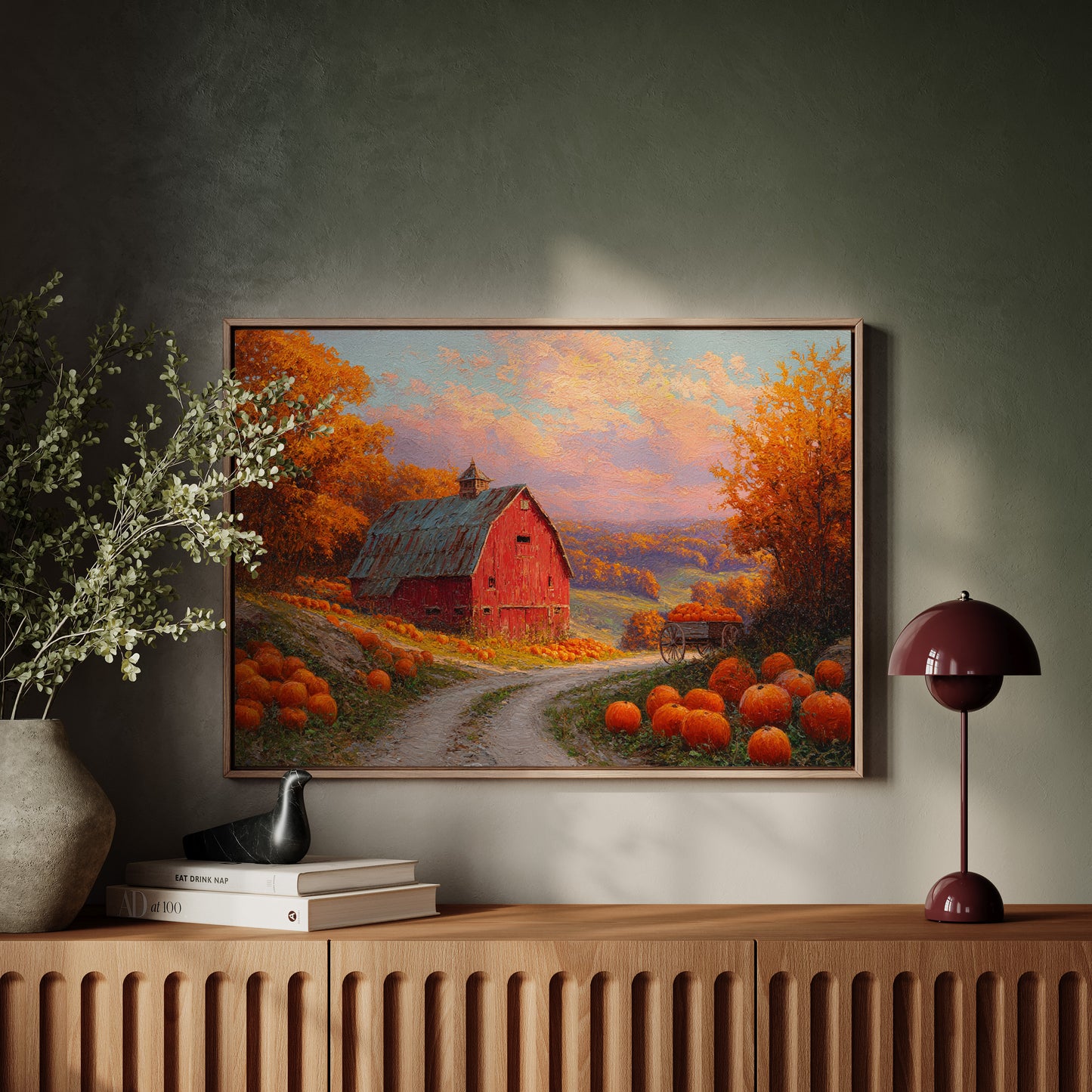 Harvest Road to Autumn's Embrace