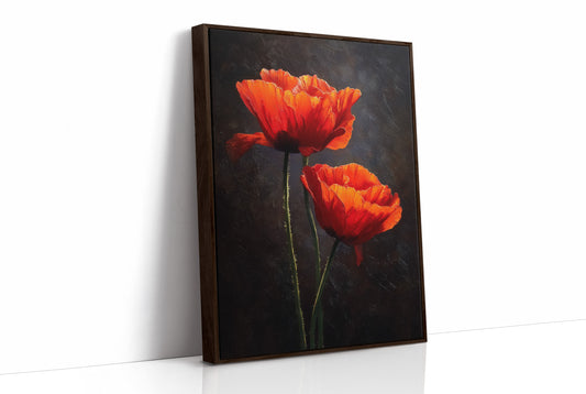 Scarlet Petals Against Darkness
