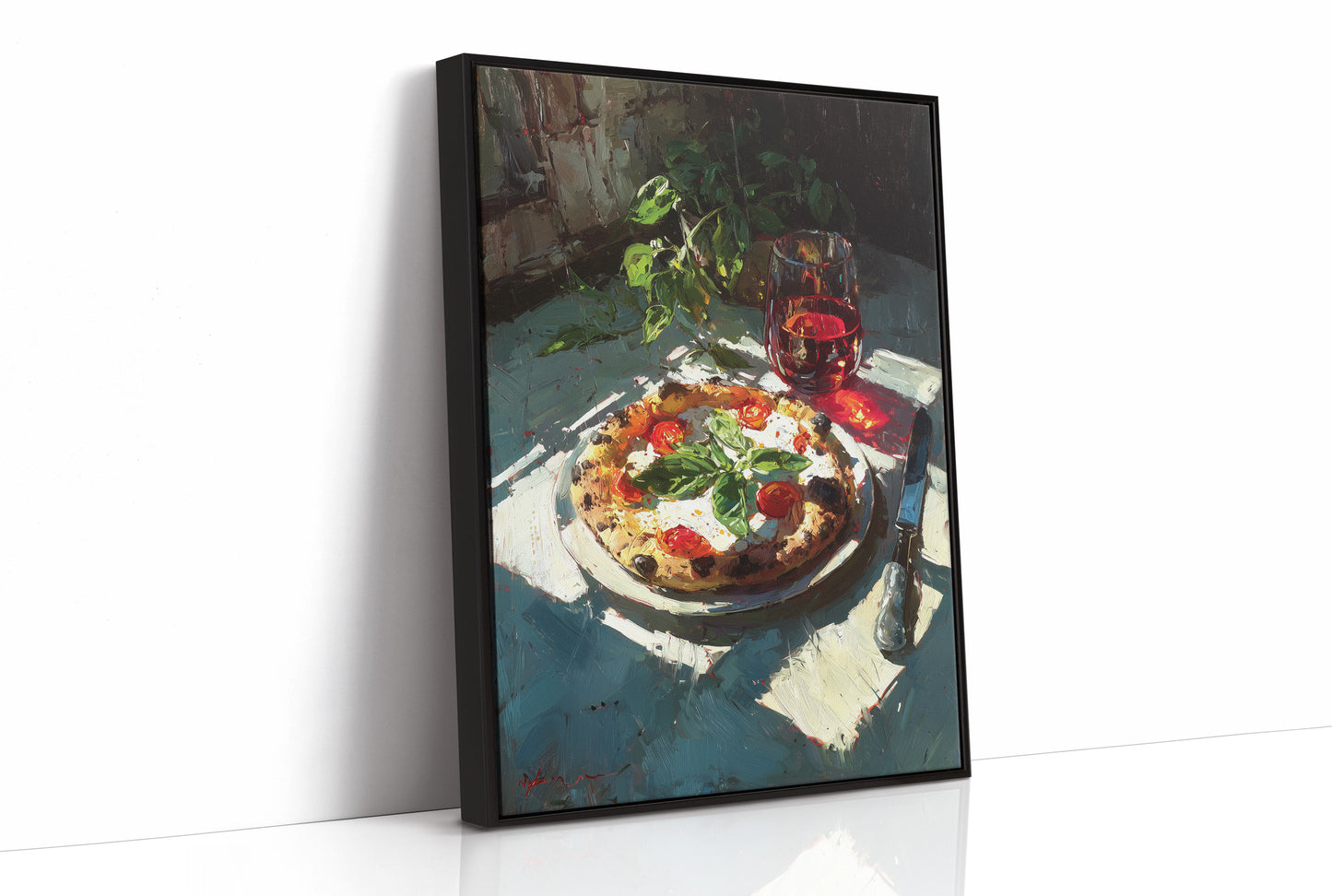 Pizza in Candlelight