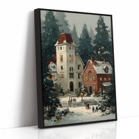 Snowfall Over the Old Chapel