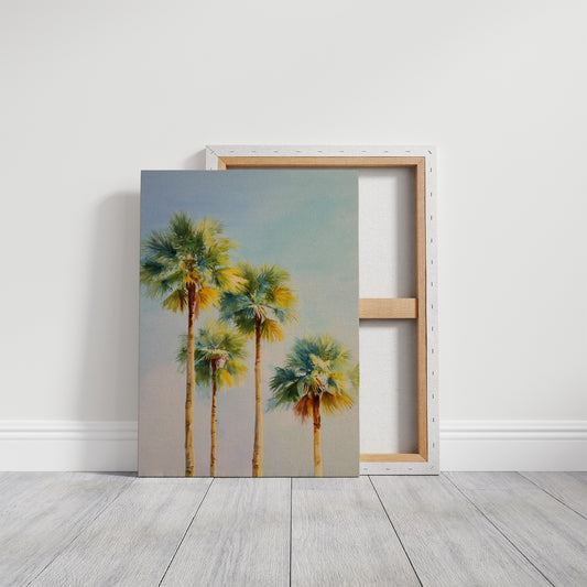 Palms Bathed In Coastal Light